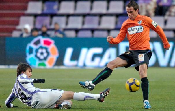 El jugador del Valladolid Rubio mejora de sus molestias y podría estar disponible ante el Almería