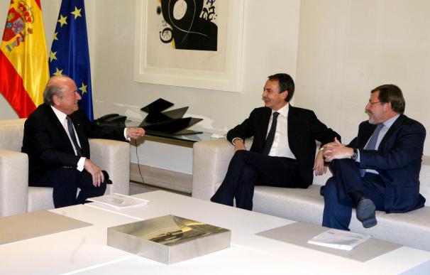 Blatter visitará al CSD tras su entrevista con Zapatero en la Moncloa