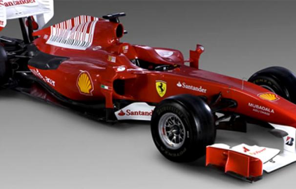 Este es el Ferrari F10 que pilotará Alonso