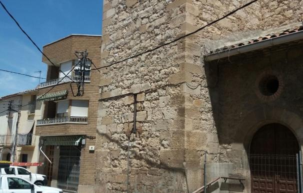 La Granja d'Escarp (Lleida) renueva su red eléctrica para facilitar las obras de la iglesia