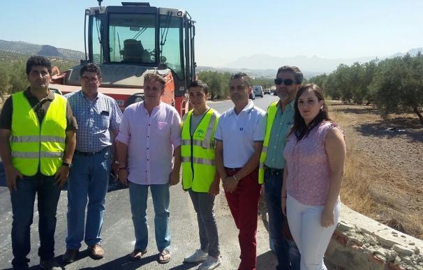 La Junta mejora la seguridad vial de la carretera A-336 a su paso por Pinos Puente