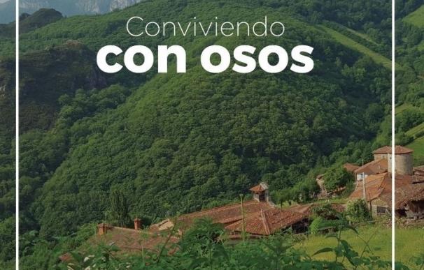 Distribuyen carteles y trípticos explicativos sobre cómo actuar ante el encuentro con un oso en Asturias