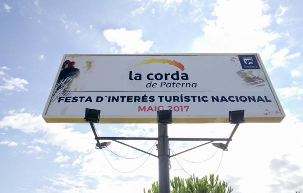 Paterna festeja su primera 'Cordà' como Fiesta de Interés Turístico Nacional con cartelería y vallas