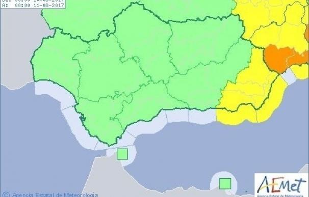 Aviso amarillo este jueves en la provincia por tormentas y fenómenos costeros