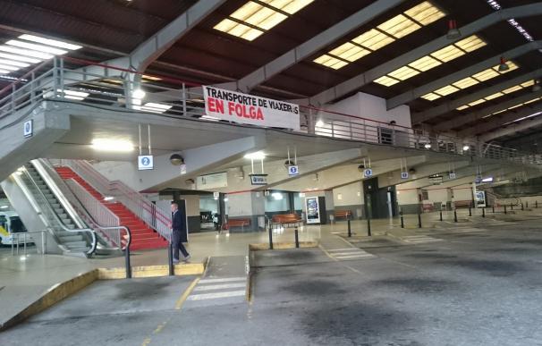 Nueva jornada de huelga de autobuses en toda Galicia este miércoles