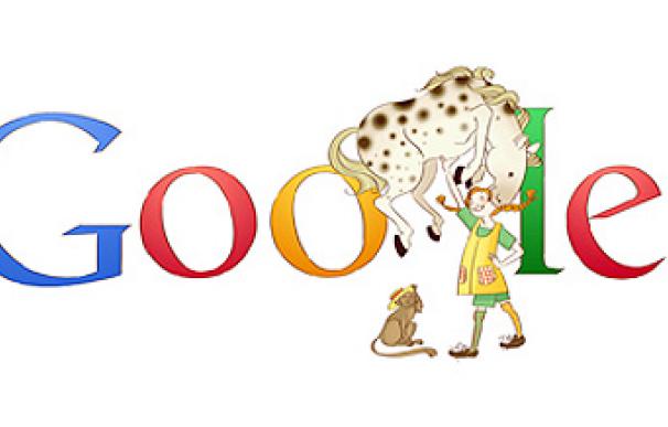 Pipi Calzaslargas, homenajeada por Google en su 65 aniversario