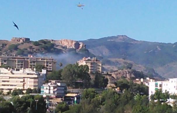 Declarado un incendio en el paraje de La Corta de Málaga