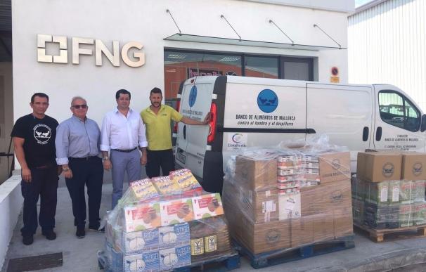 FNG Fornes Logistics dona 886 kilos de comida al Banco de Alimentos de Mallorca