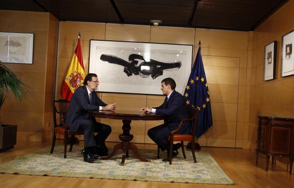 Rajoy almuerza con Rivera, un día antes de que el líder de Cs se vea con Sánchez