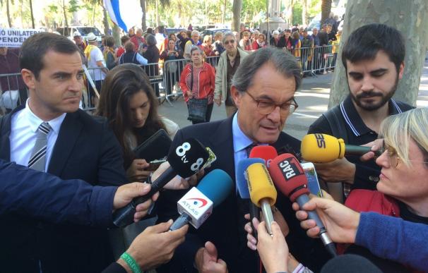 Artur Mas ve el referéndum como "la culminación de un proceso estrictamente democrático"