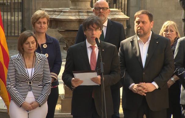 Puigdemont enfila la vía unilateral situando el referéndum el 1 de octubre
