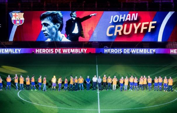 El 'Dream Team' del Barça cierra el homenaje a Wembley '92 con empate sin goles ante el Benfica