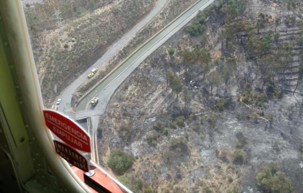 Estabilizado el incendio forestal declarado este sábado en El Granado