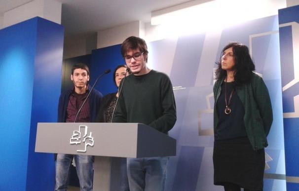 Podemos Euskadi defiende que la moción de censura servirá para que "el partido más corrupto de Europa" rinda cuentas