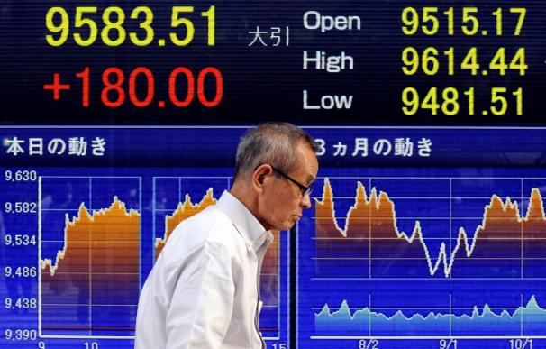 El índice Nikkei sube 120,83 puntos, el 1,32 por ciento, hasta 9.280,81 puntos