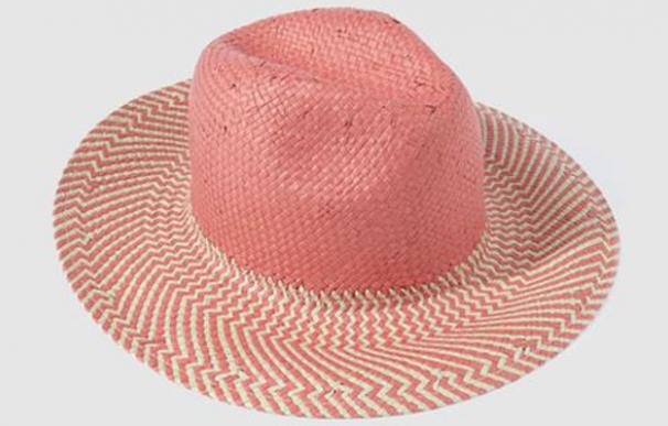 Sombrero fedora de mujer en color rojo