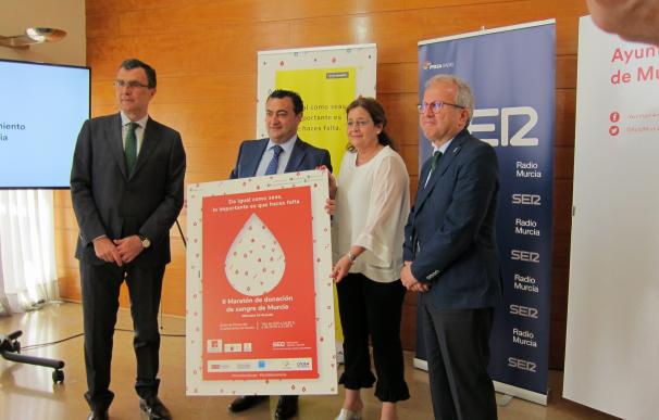 El Salón de Plenos del Ayuntamiento de Murcia, abierto este miércoles con motivo del II Maratón Solidario de Sangre