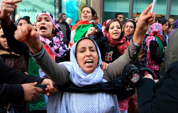 Arranca una multitudinaria manifestación en Madrid en apoyo al pueblo saharaui