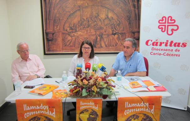 Cáritas de Coria-Cáceres atendió en 2016 a 1.175 personas, un 5 por ciento menos que el año anterior
