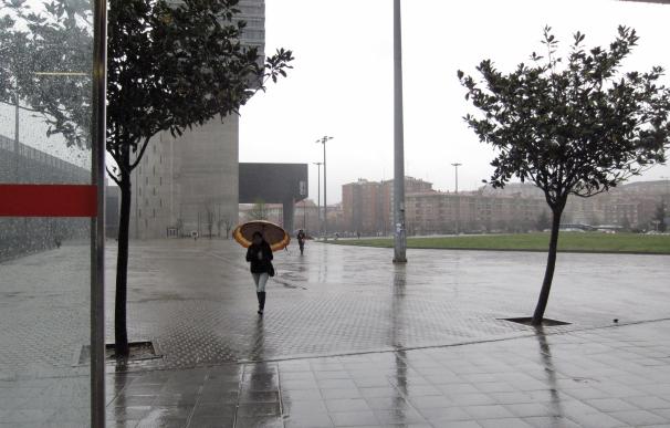El aviso amarillo por precipitaciones intensas en Euskadi se prolonga este lunes y martes