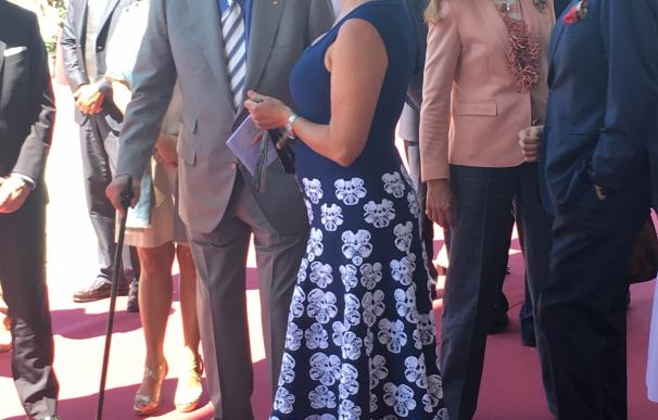 El rey Juan Carlos preside el acto de inauguración de la bodega de Rioja de Edmong de Rothschild Heritage y Vega Sicilia