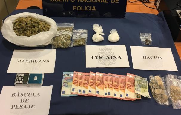 Detenidas dos personas en Burlada por tráfico de drogas