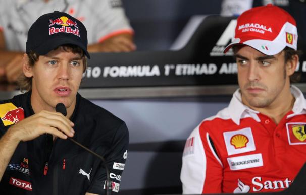 Vettel y Alonso, los únicos en creer en sus posibilidades hasta el fin