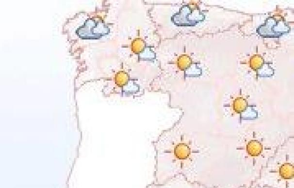 Un frente débil afectará el norte de A Coruña y dejará algún chubasco
