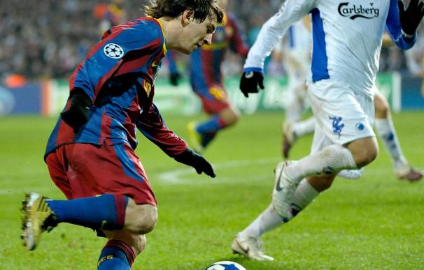 Messi es el estilete del Barcelona de Guardiola