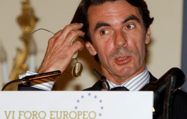 Aznar dice que España necesita un gran proyecto de "recuperación nacional"