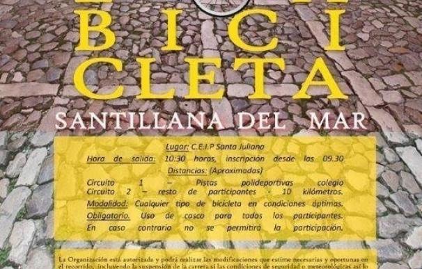 Santillana del Mar celebra el domingo su III Día de la Bicicleta