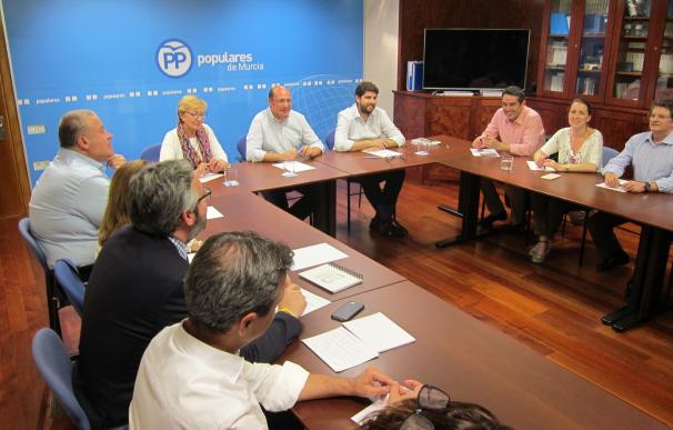 PP regional traslada su "confianza" a Pedro Antonio Sánchez y la "confianza" en su "pronta" resolución judicial