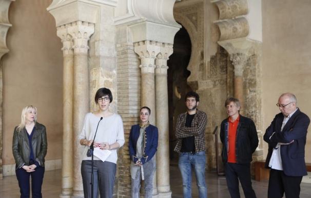 La Aljafería se transforma en 'Un lugar de cine' gracias a la mirada creativa de cuatro artistas audiovisuales