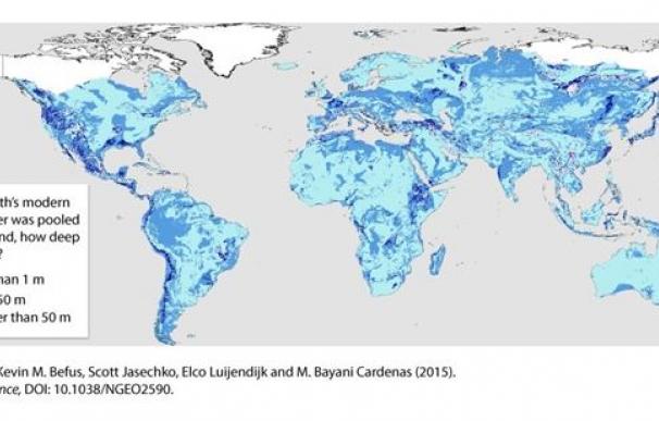 Hidrólogos de la Universidad de Canadá producen un mapa mundial con la primera estimación sobre las aguas subterráneas de la Tierra