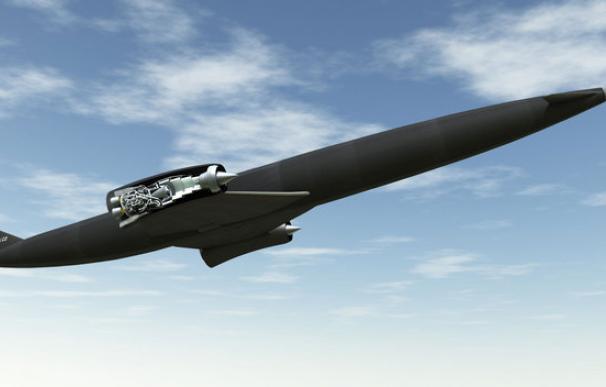 Imagen conceptual de un avión con un motor SABRE en sus alas. (Reaction Engines)