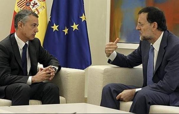 El 'lehendakari' Íñigo Urkullu, con Mariano Rajoy, en su último encuentro en Moncloa.