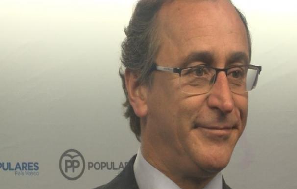 Alfonso Alonso clausurará el Congreso del PP de Gipuzkoa que se celebra este sábado en San Sebastián