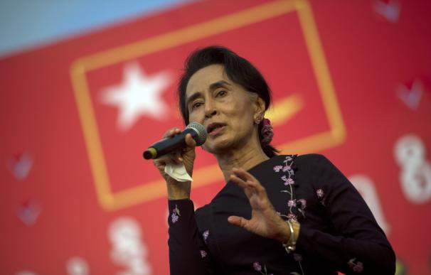 El partido de la Nobel de la Paz Suu Kyi aventaja a los oficialistas en los comicios de Birmania. Foto: AFP