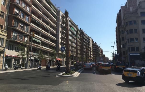 Barcelona finaliza la obras de remodelación de la Travessera de Dalt entre Lesseps y Escorial