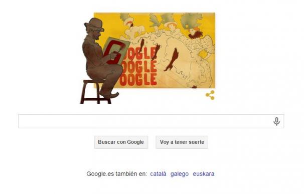 Henri de Toulouse Lautrec pinta el último doodle de Google en el 150 aniversario de su nacimiento