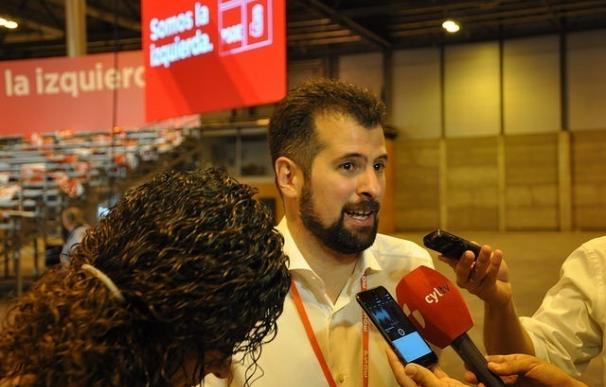 Luis Tudanca, único precandidato a la Secretaría del PSOE en Castilla y León