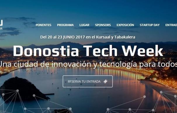 San Sebastián acoge desde este martes la primera edición de la Donostia Tech Week