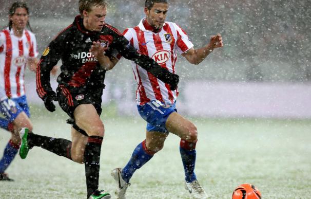 1-1. El Atlético de Madrid, vigente campeón de la Liga Europa, eliminado tras empatar bajo la nieve