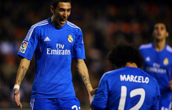 Di María y Marcelo se vuelven a encontrar en el Bernabéu. / Getty Images