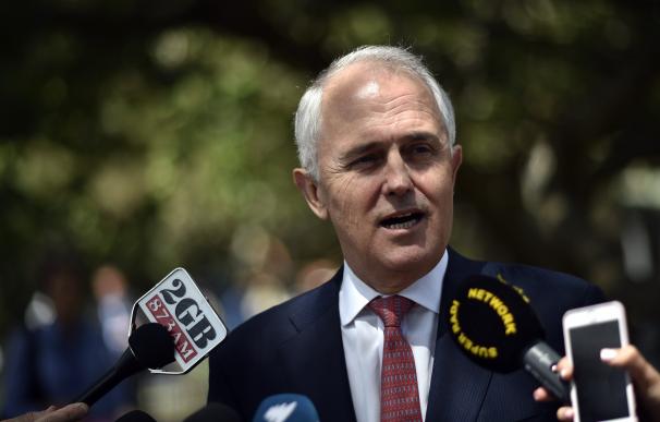 Australia's Prime Minister Malcolm Turnbull speaks