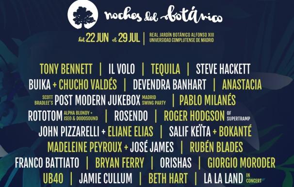Las Noches del Botánico ponen música al verano en Madrid: "Eclecticismo de calidad para público de 15 a 90 años"