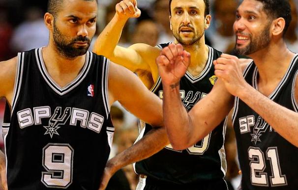 El trío Tony Parker, Manu Ginobili y Tim Duncan hacen historia con los Spurs