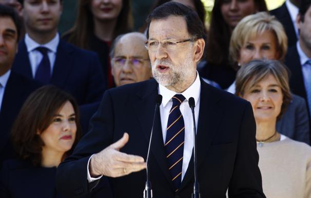 Rajoy pide unidad a los partidos para ser eficaces contra el terrorismo y da un mensaje de tranquilidad a la ciudadanía