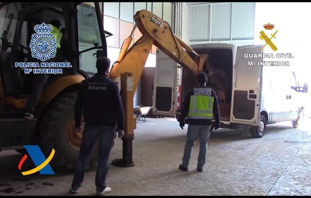 Desmantelan una red que importaba cocaína de Colombia a Alcoy (Alicante) en contenedores de chatarra
