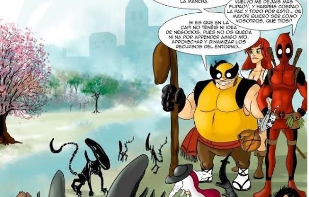 Dibujantes de Marvel Deadpool o de 'Conan: el bárbaro', en la Feria Internacional del Cómic de El Provencio (Cuenca)